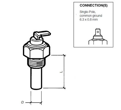 VDO Coolant temperature senders